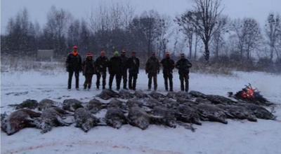 polen drivjagt 2018 zlotowek 11-15. januar samlegruppe
